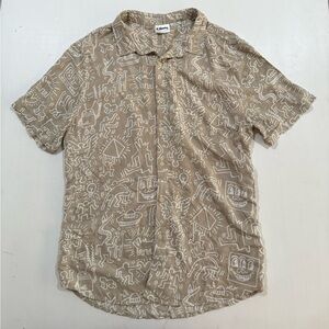 Keith Haring Button Up Shirt - Size Large